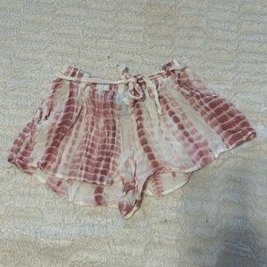 Tie dye shorts